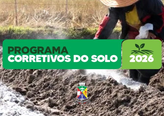 Programa Corretivos do Solo 2026 beneficia produtores rurais de Patrocínio
