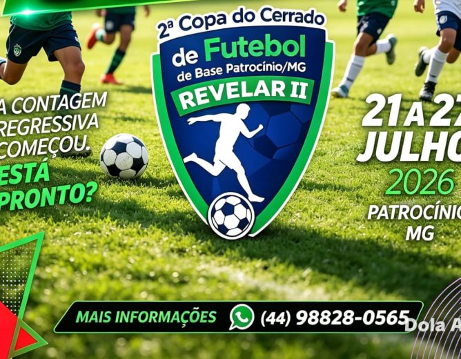 2ª Copa do Cerrado de Futebol de Base – Revelar II já tem 14 equipes confirmadas para disputa em Patrocínio
