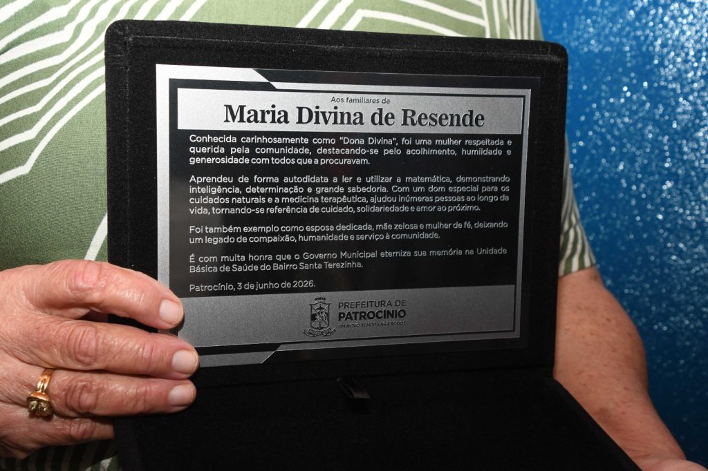 Patrocínio entrega reforma e ampliação da UBS Maria Divina de Resende no Santa Terezinha