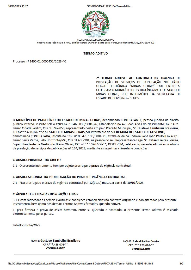 SEI GOVMG   115998164   Termo Aditivo2